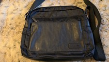 Aktentasche*Laptoptasche*Rover&Lakes*blau*Schultergurt*mit Leder*gebraucht*