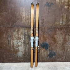 Alte Holzski Holz Skier Holz Ski Winter Deko Wintersport Vintage / Länge 185 cm