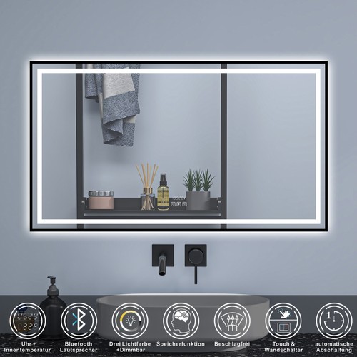 Led badspiegel wandspiegel - led,