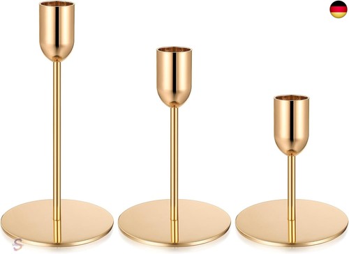 Stück kerzenständer gold - 3,