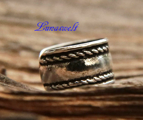 Schlichte ohrklemme 925 silber - schlichte,