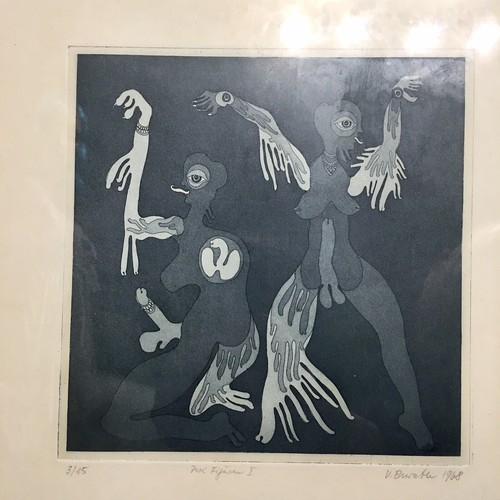 Moderne kunst signiert - moderne,