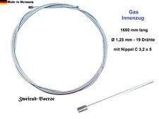 3 x Gaszug universal Hercules,Kreidler,Puch,Zündapp,Mofa,Mokick,KKR,LKR,Roller