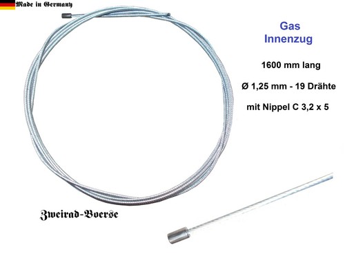 Gaszug universal - 3, x