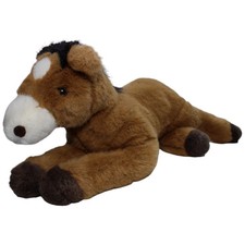 Teddy-Hermann XL Fohlen, liegend Kuscheltier 40cm Gebraucht Pferd