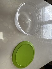 Tupperware Tafelperle Schüssel 3,5 liter Klar mit Deckel in mintgrün