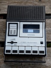 Grundig C 350 Automatic Kassettenrecorder Cassette Player Vintage Ersatzteile ra