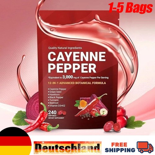Cayenne pepper 240 softgels - 240,