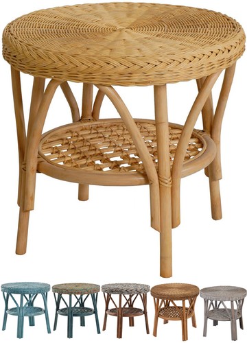 Rattan tisch beistelltisch - rattan,