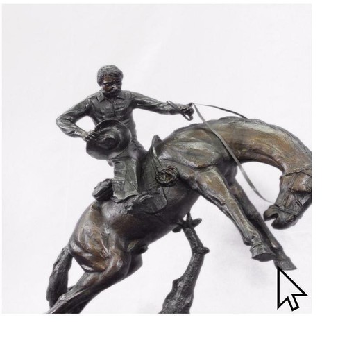 100 bronze statue russell - 100%,