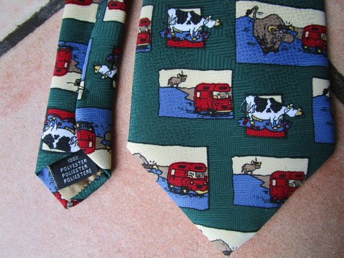 Krawatte kuh stier bulle - krawatte,