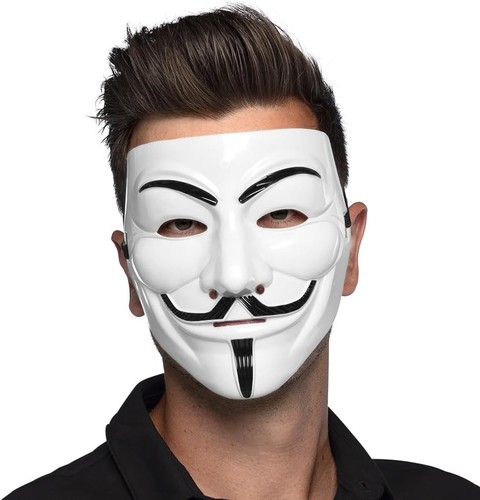 Boland anonymous maske weiß - anonymous,