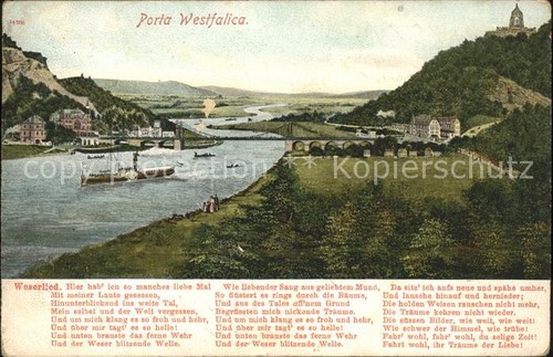 Porta westfalica weserlied - porta,