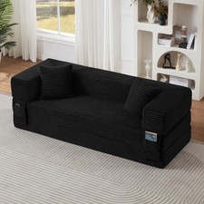 Modern Cord Sofa Classic