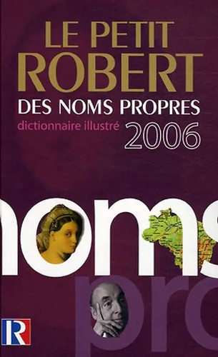 Petit robert des noms - des,