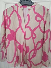 Key Largo Damen Tunika, Rose/beige, S,V-Ausschnitt, ungetragen