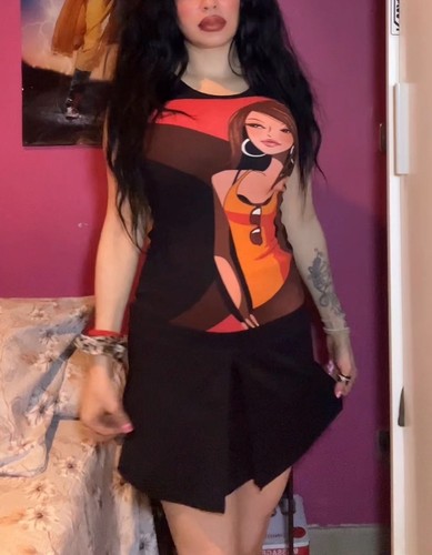 Vtg custo barcelona dress y2k - vtg,