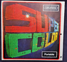 Bedienungsanleitung Grundig Fernseher SUPER Color TV,PORTABLE, 26 SEITEN,