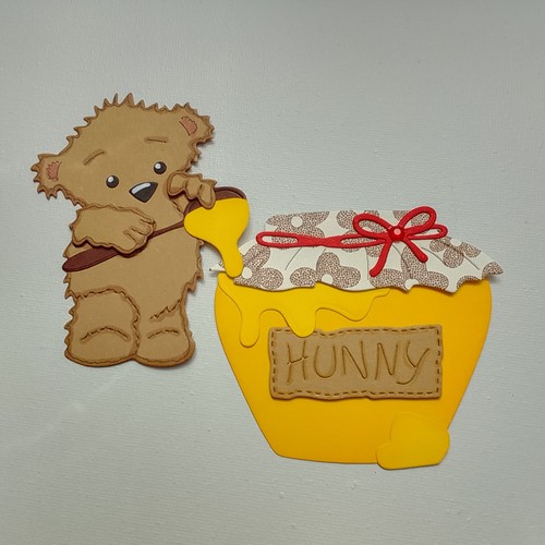 K502 bär mit honigglas teddy - k502,