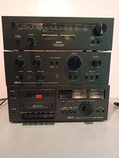 AKAI Stereo Kassetten Deck CS-702DII / Tuner AT-2200L + Verstärker Amp AM-2250