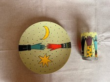 Rosenthal Fun & More No. 10 - HANDS FOR FRIENDS- 1994 Sammelteller und Glas