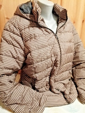 TCM Tchibo Steppjacke Steppmantel warm bequem Hahnentritt Muster Gr.46