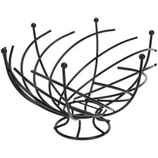 Obstschale schwarz Obstkorb Korb Dekoschale Metallkorb Früchtekorb Gemüsekorb