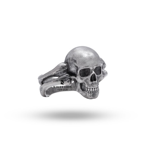 Gothic knochen totenkopf - knochen,