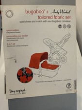 Bugaboo Bezug Cameleon Bezug Set Blumen Andy Warhol Edition Verdeck