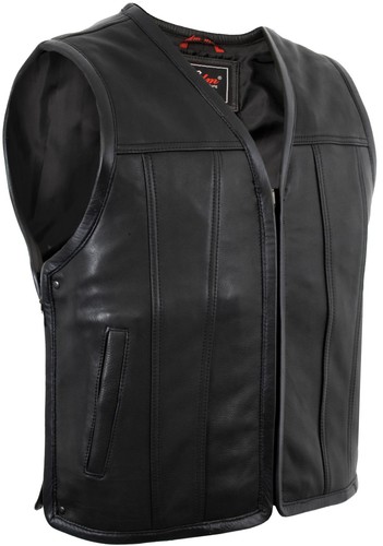 Biker lederweste kutte - biker,