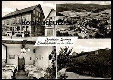 ÄLTERE POSTKARTE BRUCHHAUSEN AN DEN STEINEN ÜBER BESTWIG OLSBERG GASTHAUS KESTIN