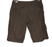 Shamp Herren Shorts Bermudas Cargo Hose khaki-Farbe kariert Taschen Gr 48/50 *