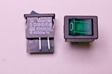 10 Stück Wippschalter Nr.11 4A 250V 2polig beleuchtet  Kautt&BUX WZ621