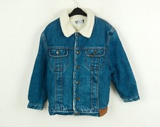 Lois Klassisch Herren M Jeansjacke Mantel Vlies Kunst Sherpa Innenfutter Jeans