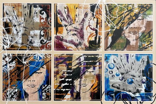 Kunstdruck auf alu dibond - kunstdruck,