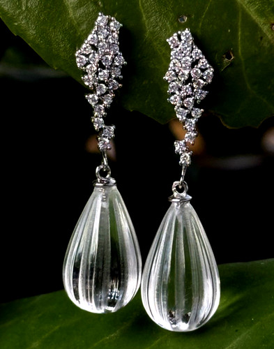 Elegante ohrringe bergkristall - elegante,