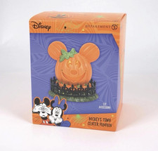 Enesco Disney Village Mickey Mouse's Town Centre Kürbis Figur - Halloween
