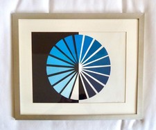 Papierschnitt Grafik OP Art