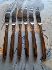 WMF  Bologna  6 Tafelmesser Cromargan