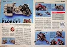 Oldtimer Praxis 3087) Kreidler Florett Motor 6,25PS seziert - ein interessanter
