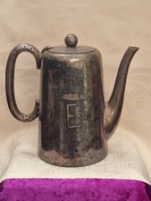Versilberte größere Teekanne  W & H  Sheffield Wohl Bordgeschirr  SS Vacuoline