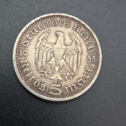 Reichsmark hindenburg sehr - 5, reichsmark,