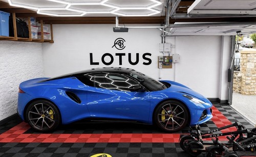 Lotus wandschild emblem - wandschild, &