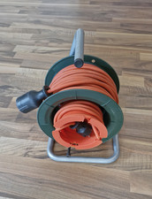Kabeltrommel für Rasenmäher Gerätekabeltrommel Verlängerungskabel 15 m