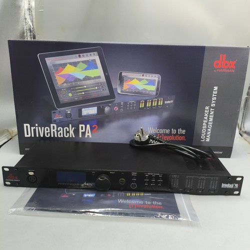 Dbx driverack pa2 complete - driverack,