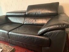 Ledersofa schwarz von Ewald Schillig