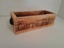 Holzkiste "Carpe Diem"