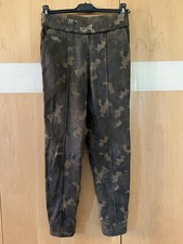 SPRWMN XS Leder Suede Jogger Camouflage slim fit Lederhose wNEU NP1199,-