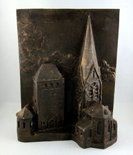 Bronze Skulptur Figur Kirche