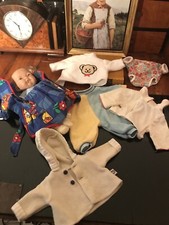 Babypuppe Junge , großes Set